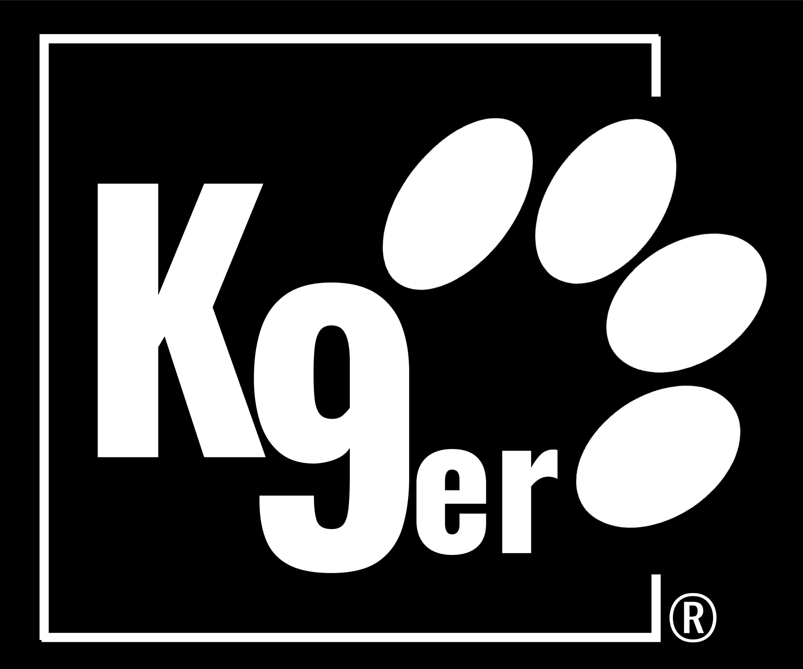 K9er - Logo weiss auf schwarz