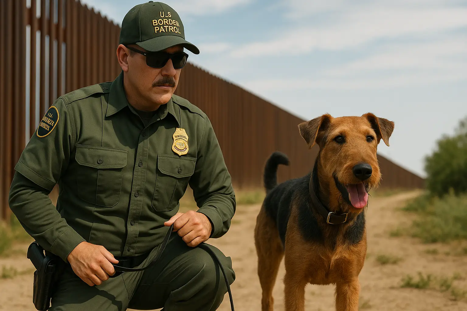 www-k9er-eu-amerikanischer-Grenzschützer-mit-Airdle-Terrier-im-Einsatz