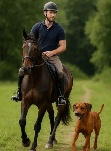 www.Hundesport-ist-Teamsport.de - Reiten mit Hund
