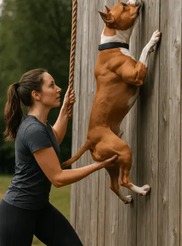 www.Hundesport-ist-Teamsport.de - Wall Climbing