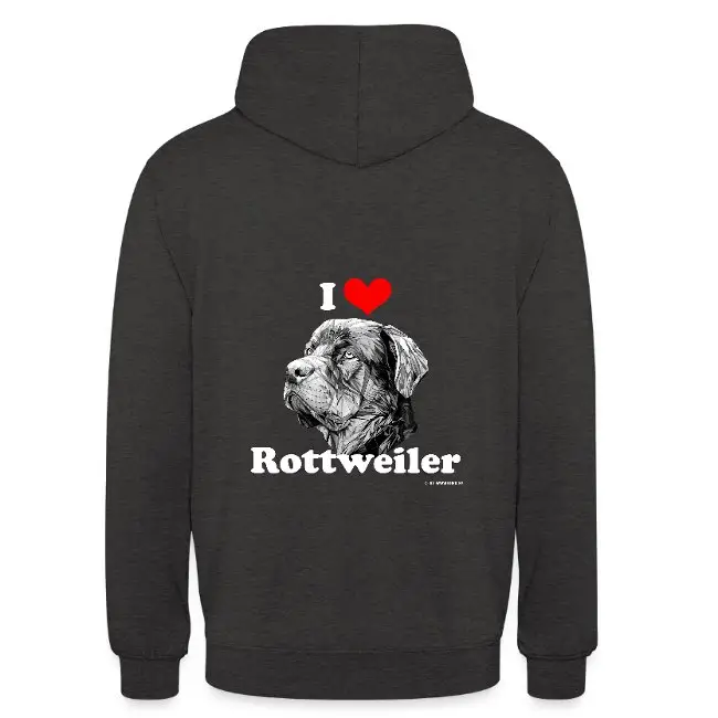 K9er-Kollektion: I love Rottweiler - Farbe: anthrazit