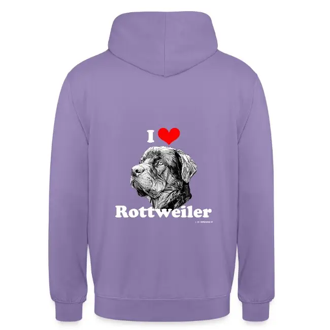K9er-Kollektion: I love Rottweiler - Farbe: lavendel