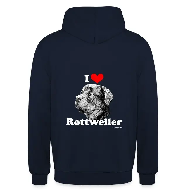 K9er-Kollektion: I love Rottweiler - Farbe: navy