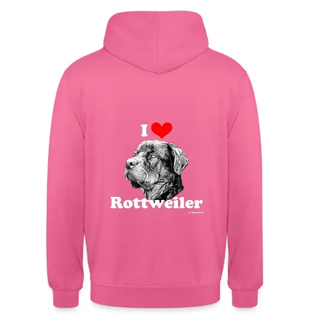 K9er-Kollektion: I love Rottweiler - Farbe: pink