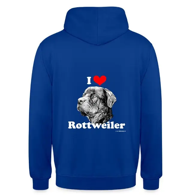 K9er-Kollektion: I love Rottweiler - Farbe: royalblau