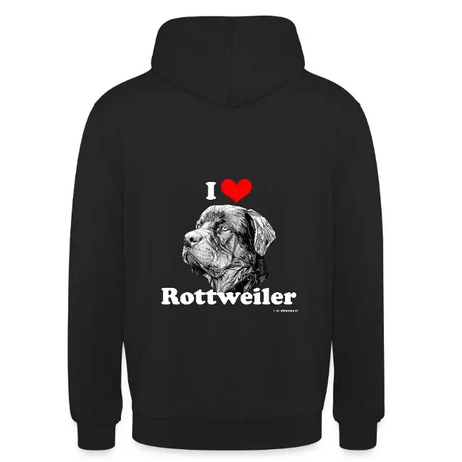 K9er-Kollektion: I love Rottweiler - Farbe: schwarz