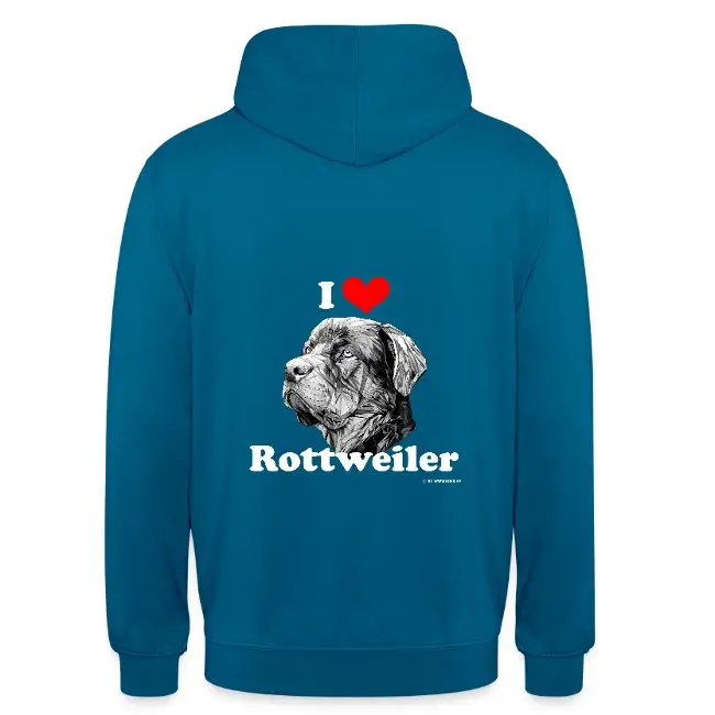 K9er-Kollektion: I love Rottweiler - Farbe: tiefseeblau