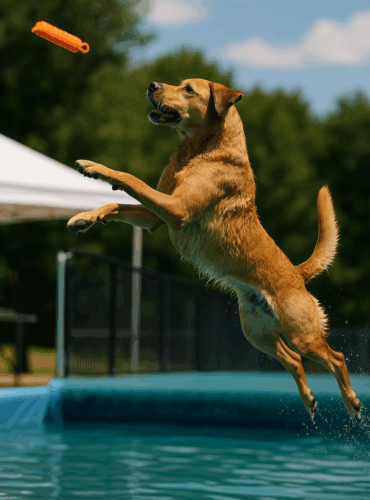 Dog Diving