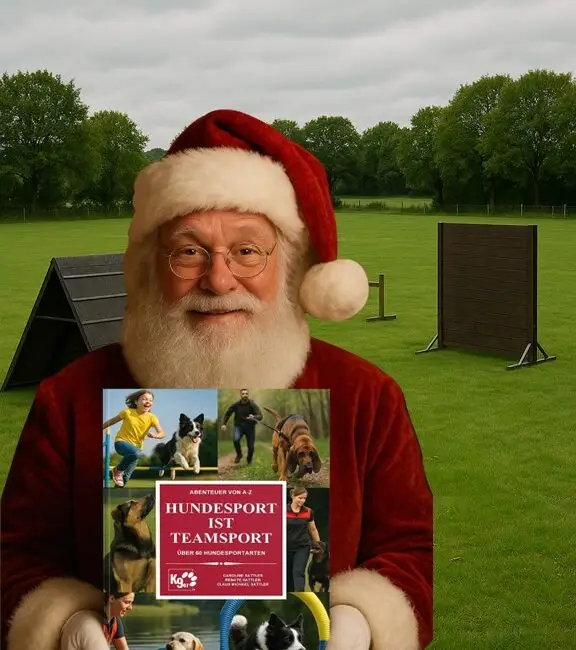 2025-11-30 "Hundesport ist Teamsport" - Nikolaus mit Buch