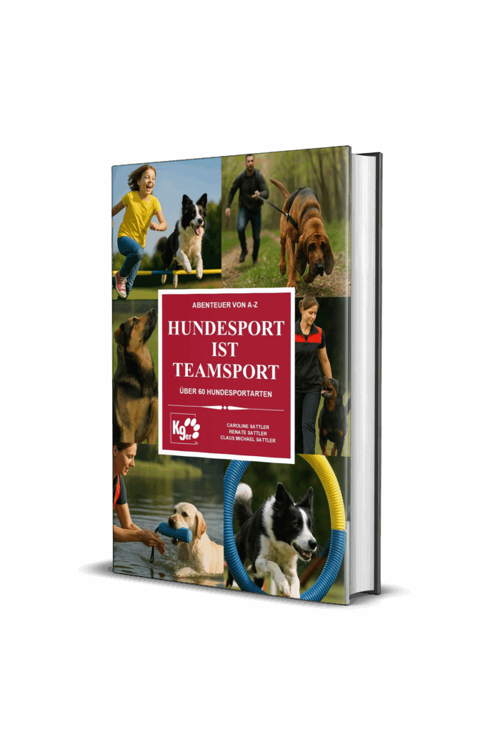 Buch "Hundesport ist Teamsport" - Buchblock freigestellt